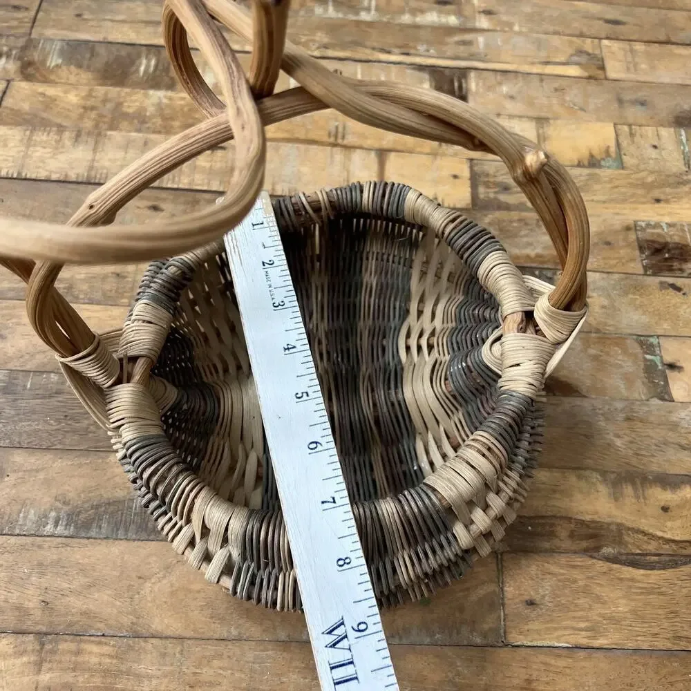 Gods Eye Handmade Woven Butt Basket 13
